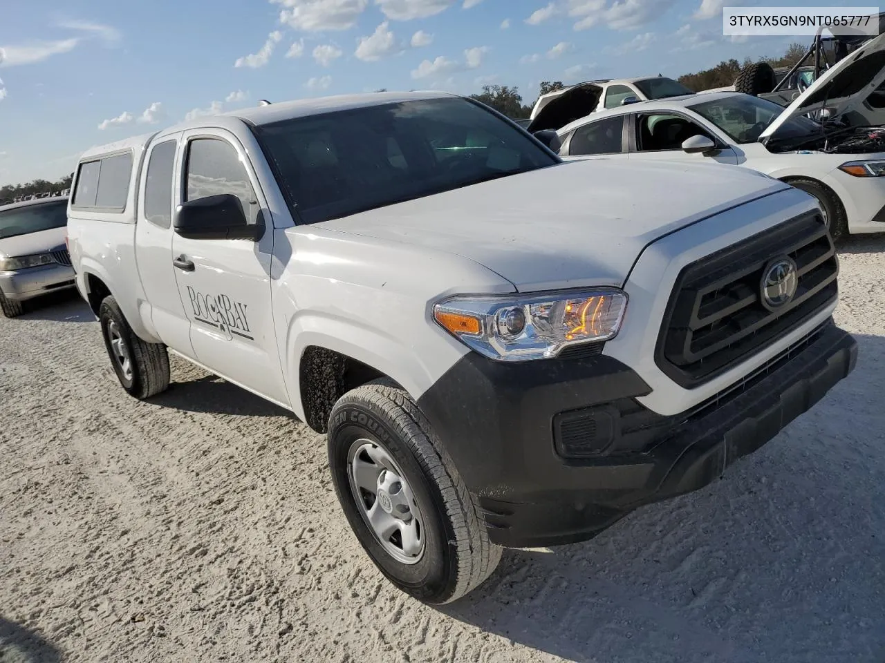 2022 Toyota Tacoma Access Cab VIN: 3TYRX5GN9NT065777 Lot: 77299094