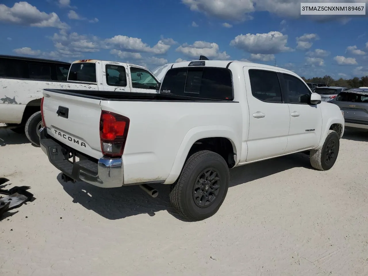 2022 Toyota Tacoma Double Cab VIN: 3TMAZ5CNXNM189467 Lot: 77404104