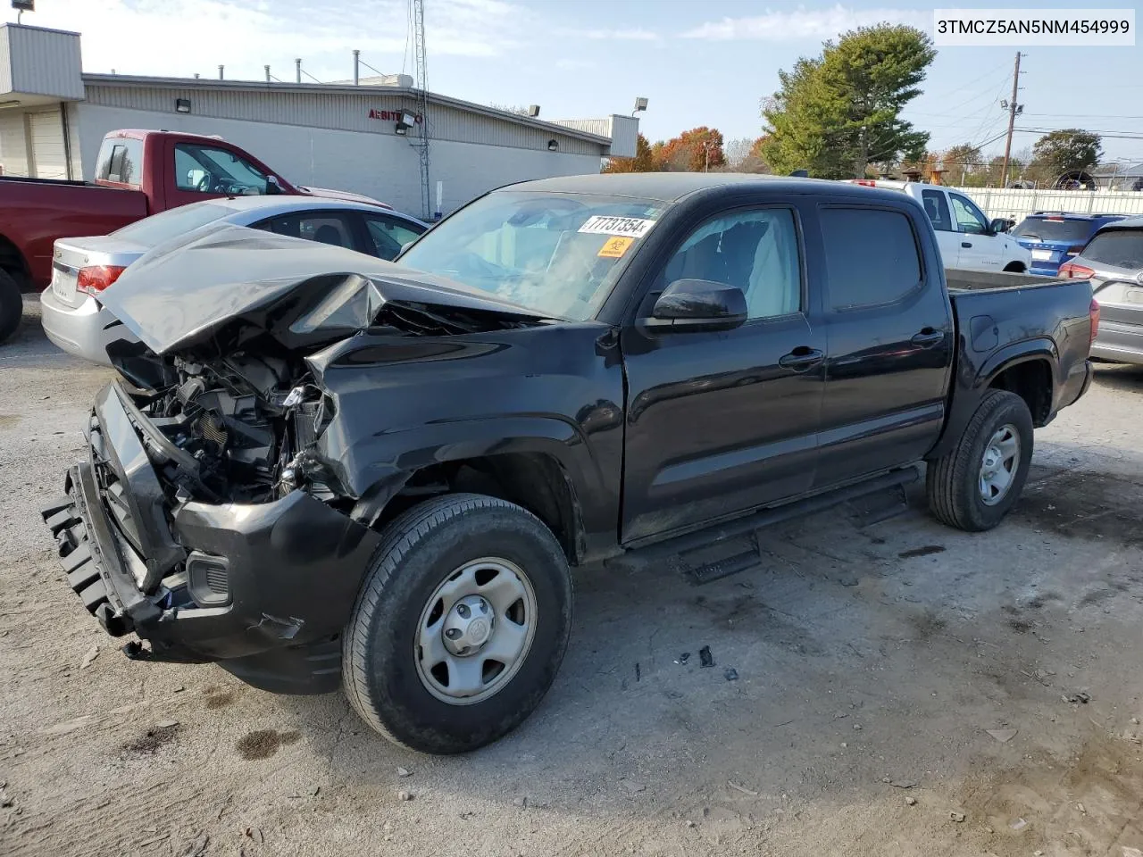 2022 Toyota Tacoma Double Cab VIN: 3TMCZ5AN5NM454999 Lot: 77737354