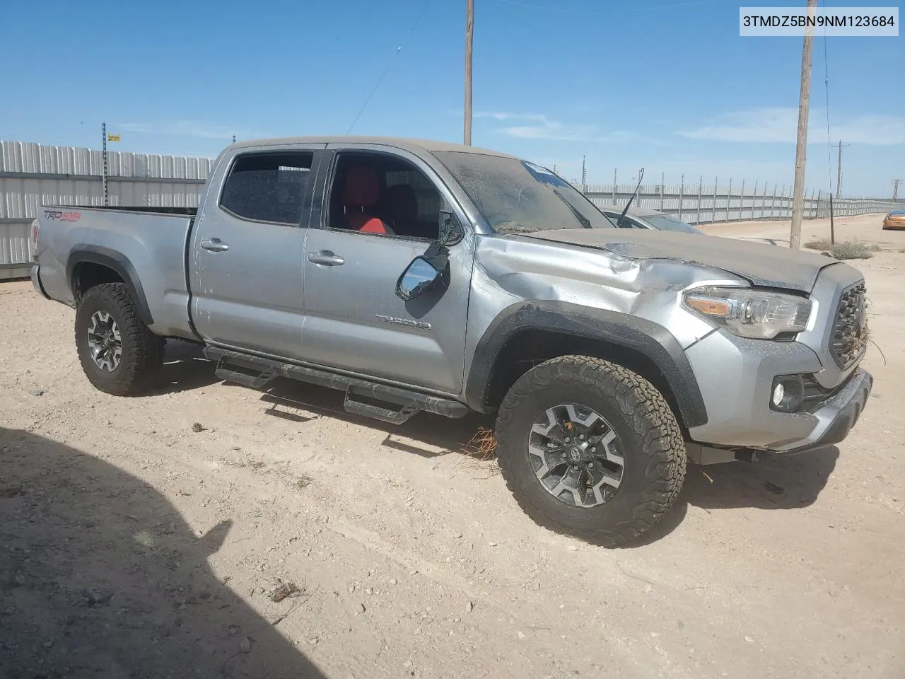 2022 Toyota Tacoma Double Cab VIN: 3TMDZ5BN9NM123684 Lot: 77833784