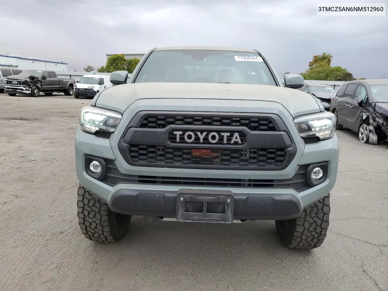 3TMCZ5AN6NM512960 2022 Toyota Tacoma Double Cab