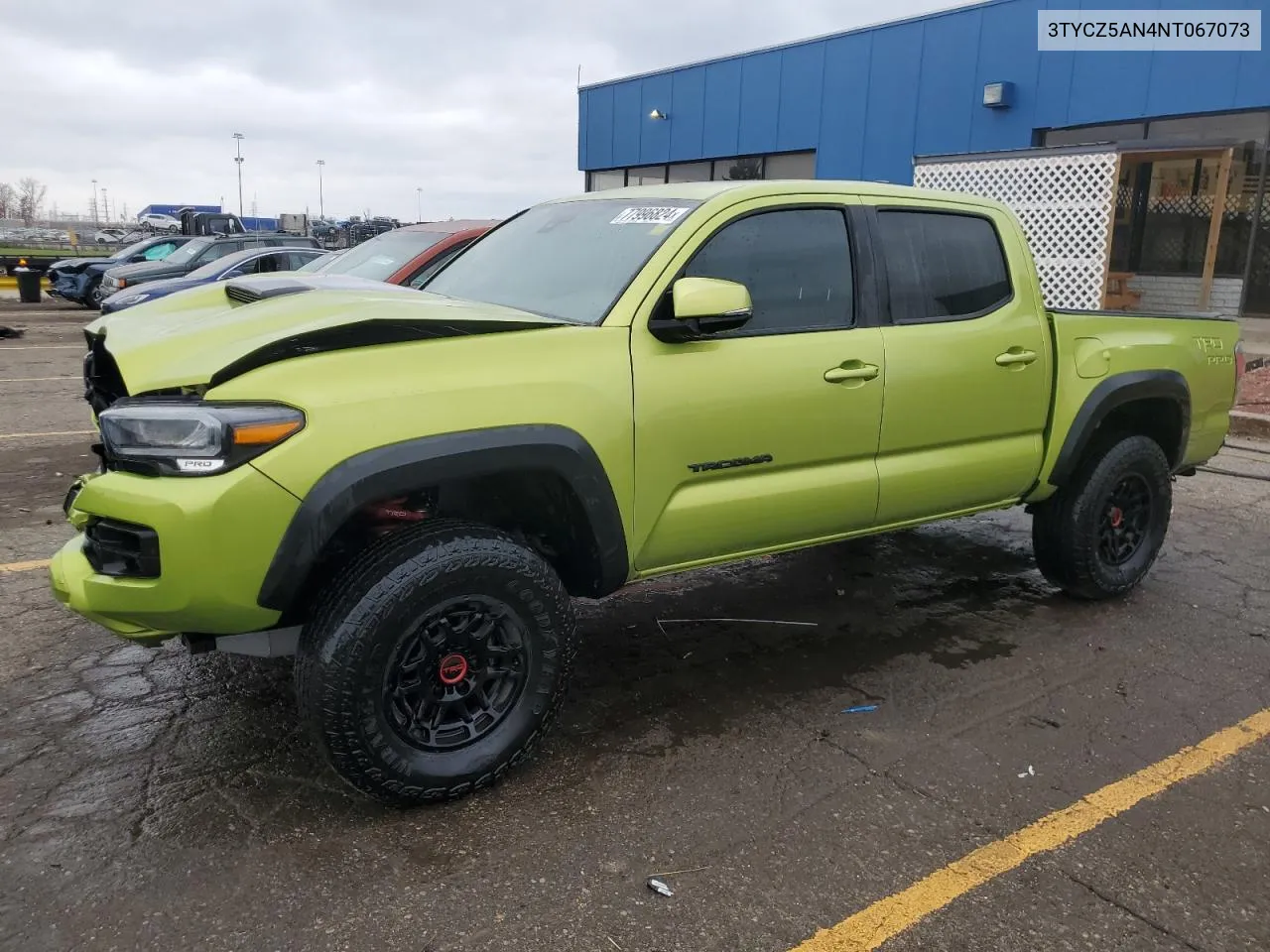 2022 Toyota Tacoma Double Cab VIN: 3TYCZ5AN4NT067073 Lot: 77996824