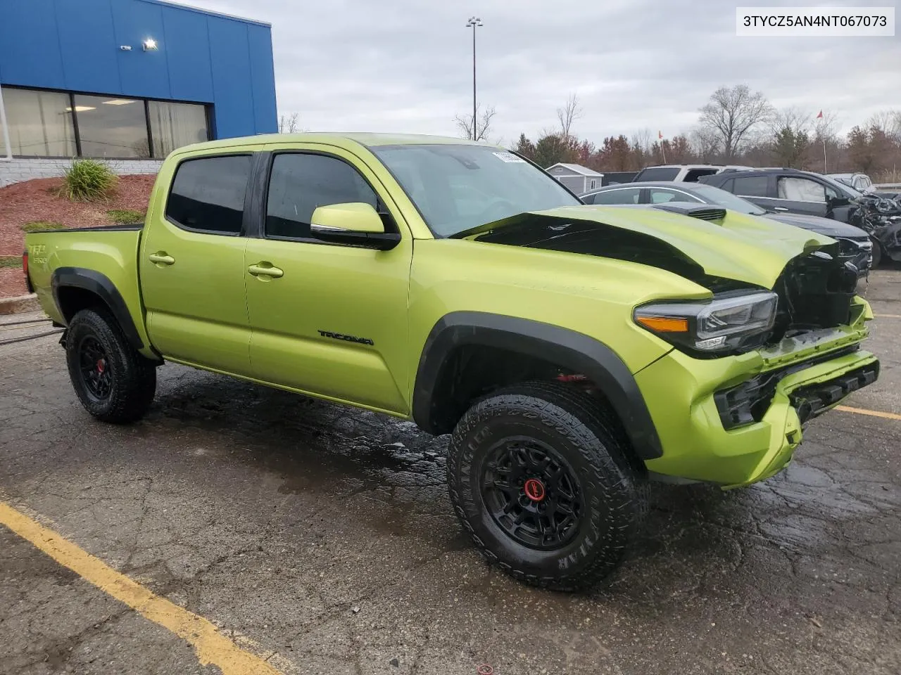 2022 Toyota Tacoma Double Cab VIN: 3TYCZ5AN4NT067073 Lot: 77996824