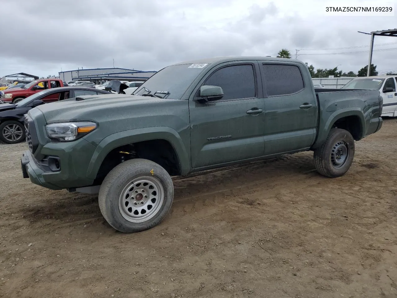 2022 Toyota Tacoma Double Cab VIN: 3TMAZ5CN7NM169239 Lot: 78070394