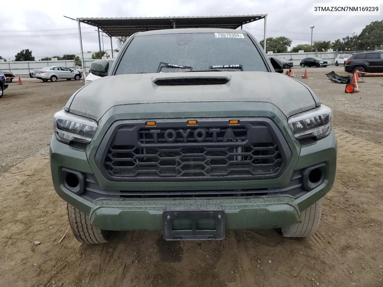 2022 Toyota Tacoma Double Cab VIN: 3TMAZ5CN7NM169239 Lot: 78070394