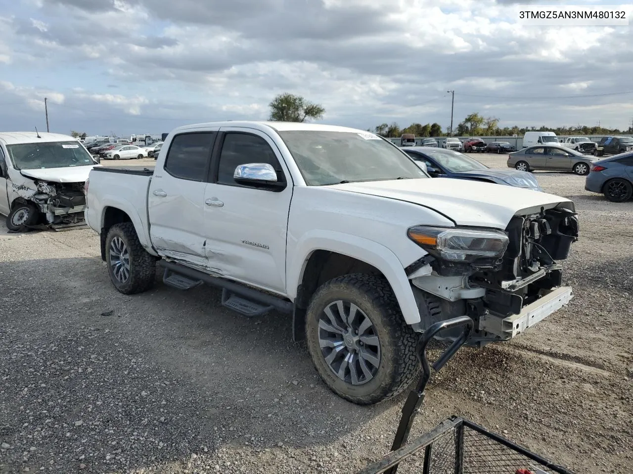 2022 Toyota Tacoma Double Cab VIN: 3TMGZ5AN3NM480132 Lot: 78194624