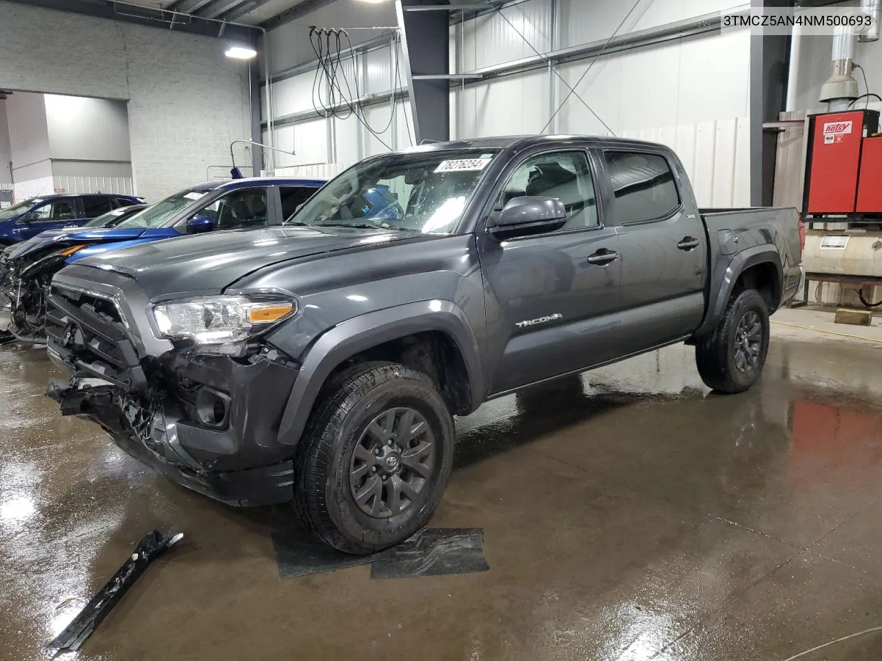 2022 Toyota Tacoma Double Cab VIN: 3TMCZ5AN4NM500693 Lot: 78276254