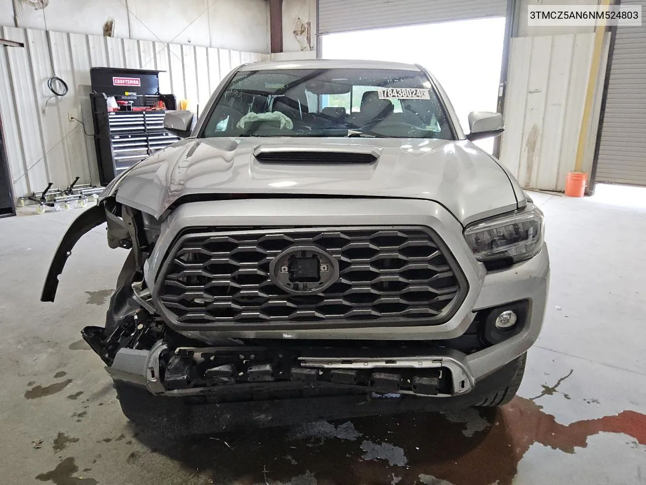 2022 Toyota Tacoma Double Cab VIN: 3TMCZ5AN6NM524803 Lot: 78438024