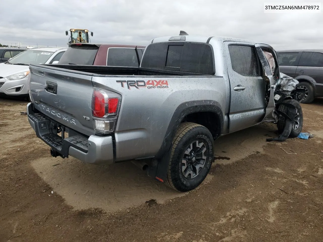 2022 Toyota Tacoma Double Cab VIN: 3TMCZ5AN6NM478972 Lot: 78637754