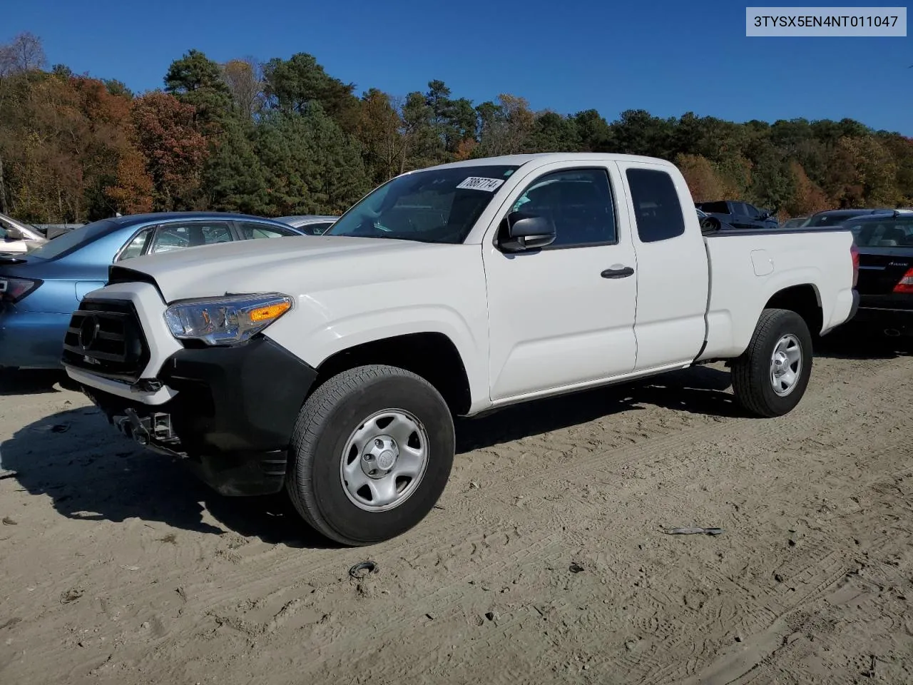 2022 Toyota Tacoma Access Cab VIN: 3TYSX5EN4NT011047 Lot: 78867714