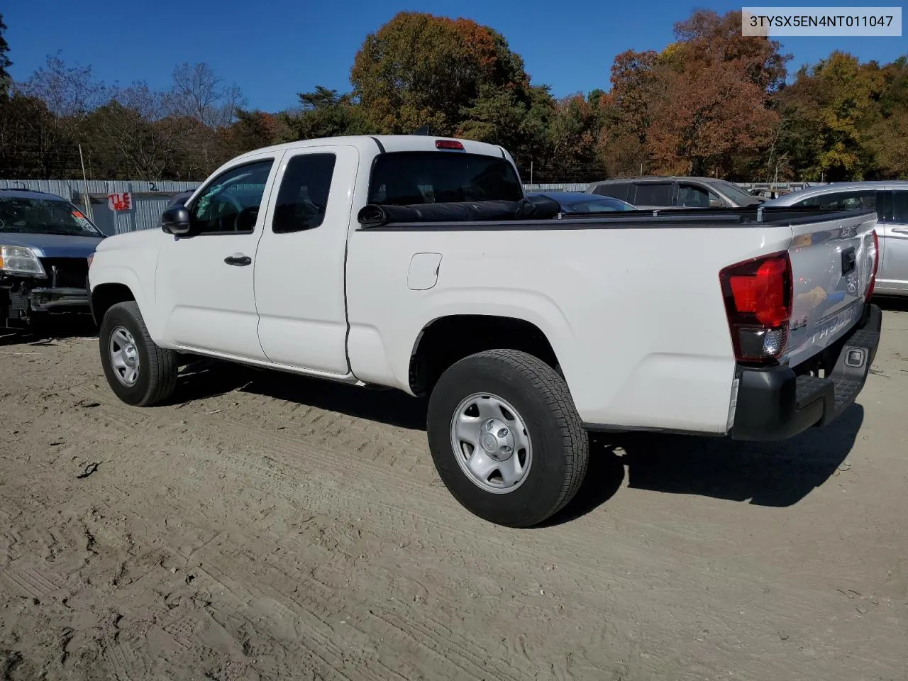 2022 Toyota Tacoma Access Cab VIN: 3TYSX5EN4NT011047 Lot: 78867714