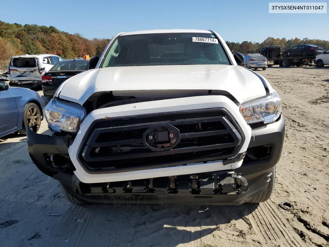 2022 Toyota Tacoma Access Cab VIN: 3TYSX5EN4NT011047 Lot: 78867714