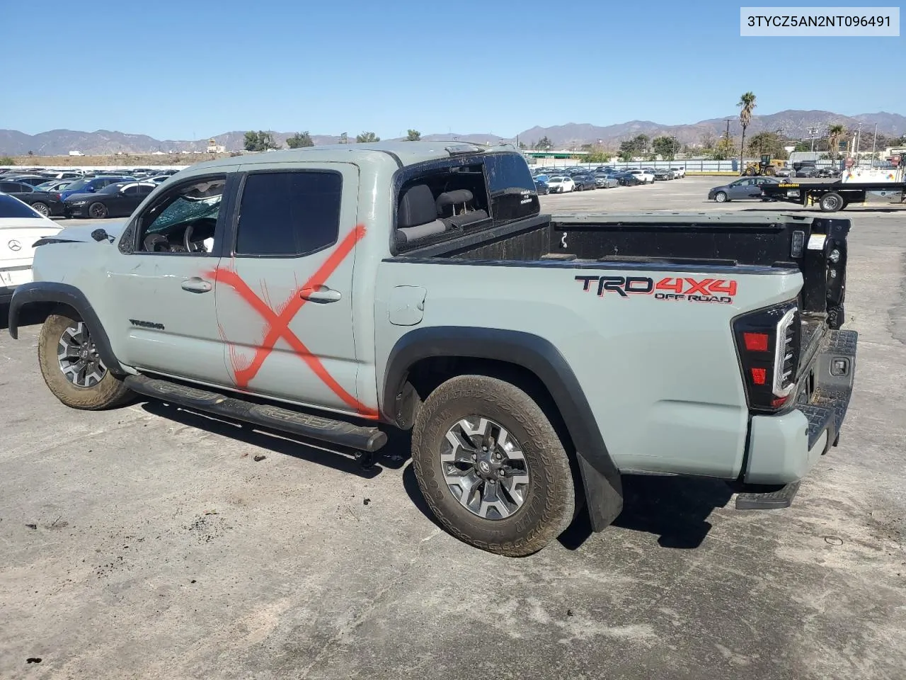 2022 Toyota Tacoma Double Cab VIN: 3TYCZ5AN2NT096491 Lot: 79328404