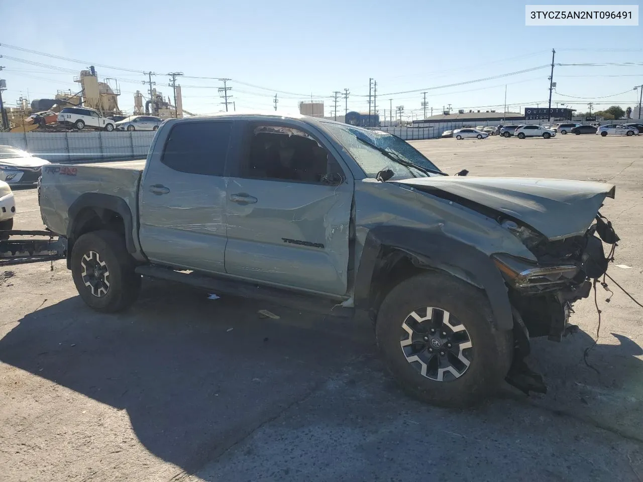 2022 Toyota Tacoma Double Cab VIN: 3TYCZ5AN2NT096491 Lot: 79328404