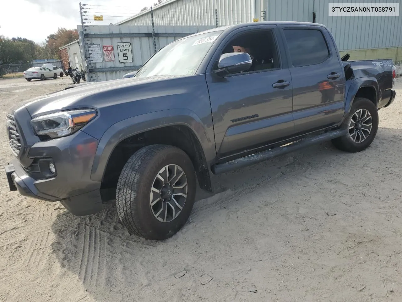 2022 Toyota Tacoma Double Cab VIN: 3TYCZ5AN0NT058791 Lot: 79387954