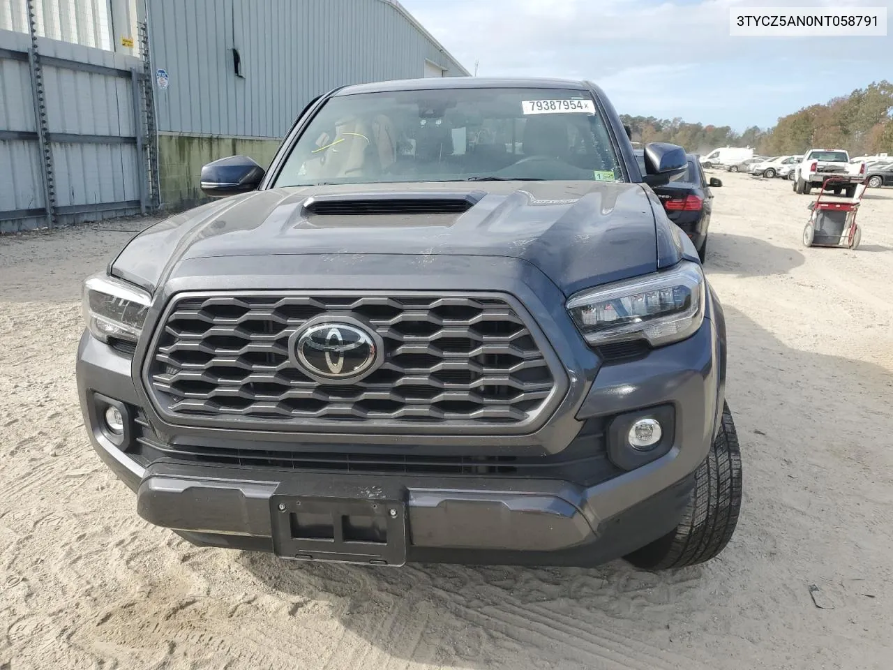 2022 Toyota Tacoma Double Cab VIN: 3TYCZ5AN0NT058791 Lot: 79387954