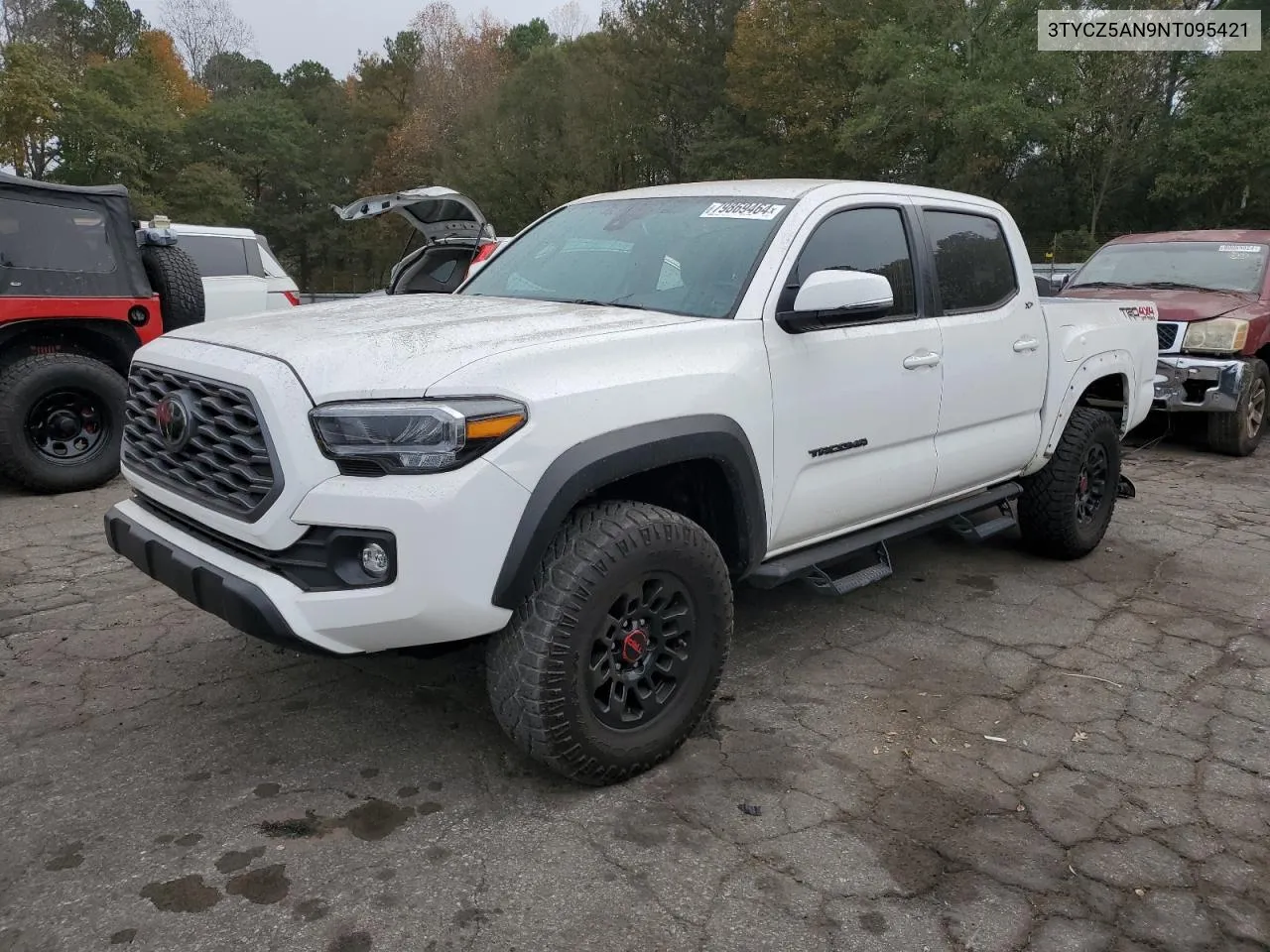 2022 Toyota Tacoma Double Cab VIN: 3TYCZ5AN9NT095421 Lot: 79869464