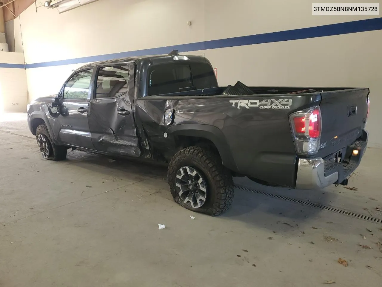 2022 Toyota Tacoma Double Cab VIN: 3TMDZ5BN8NM135728 Lot: 80373064