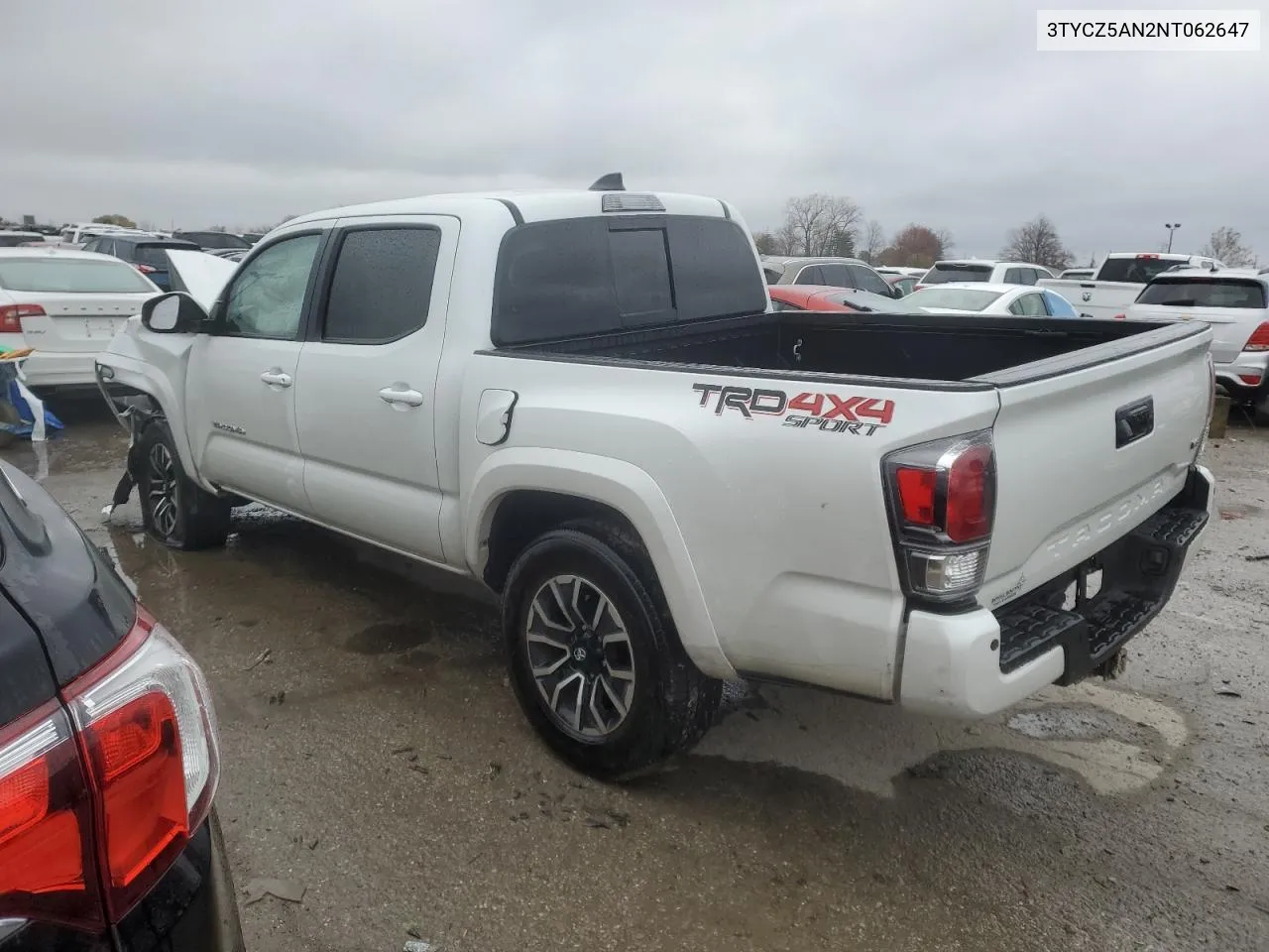 2022 Toyota Tacoma Double Cab VIN: 3TYCZ5AN2NT062647 Lot: 81302164