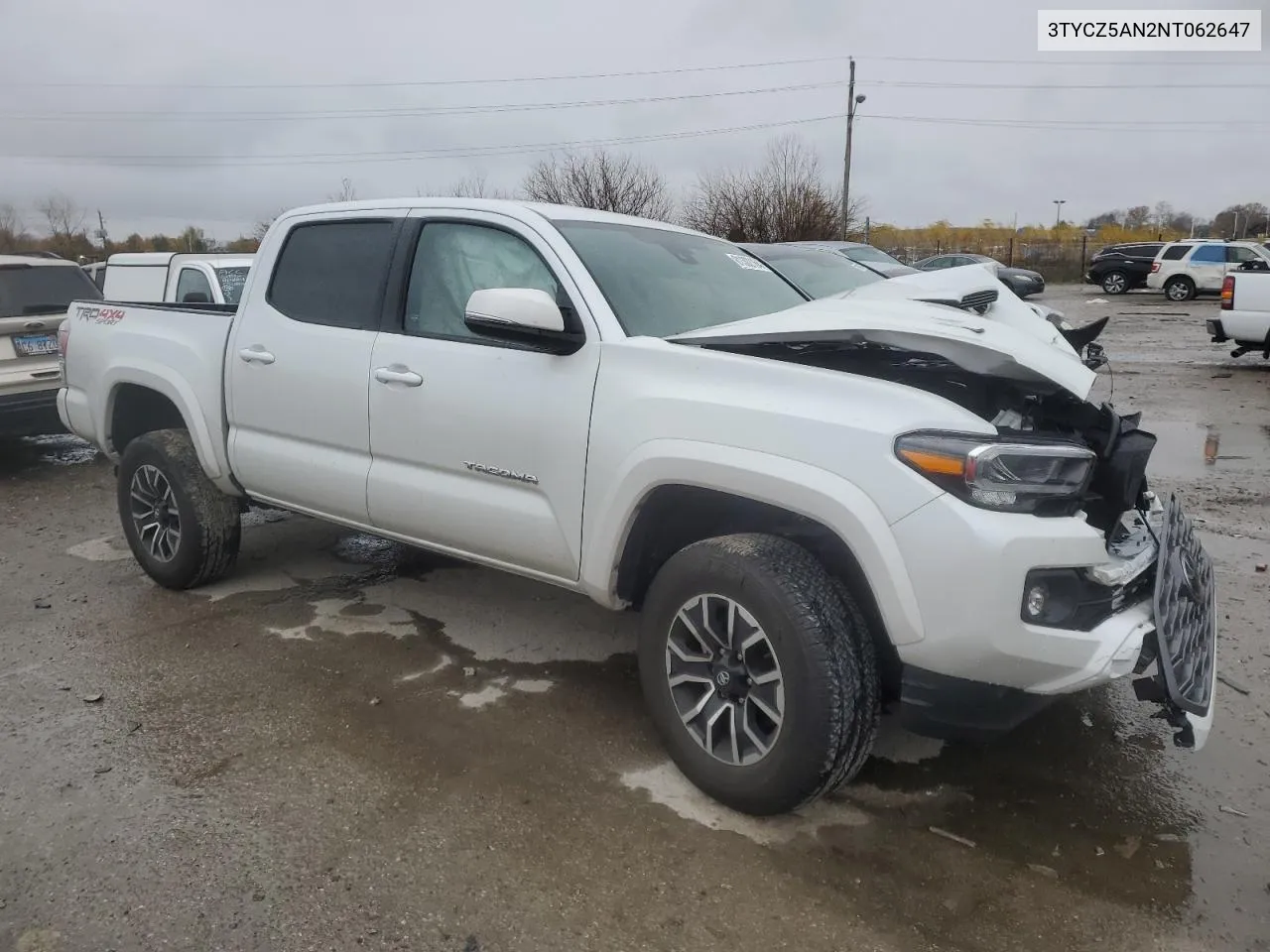 2022 Toyota Tacoma Double Cab VIN: 3TYCZ5AN2NT062647 Lot: 81302164