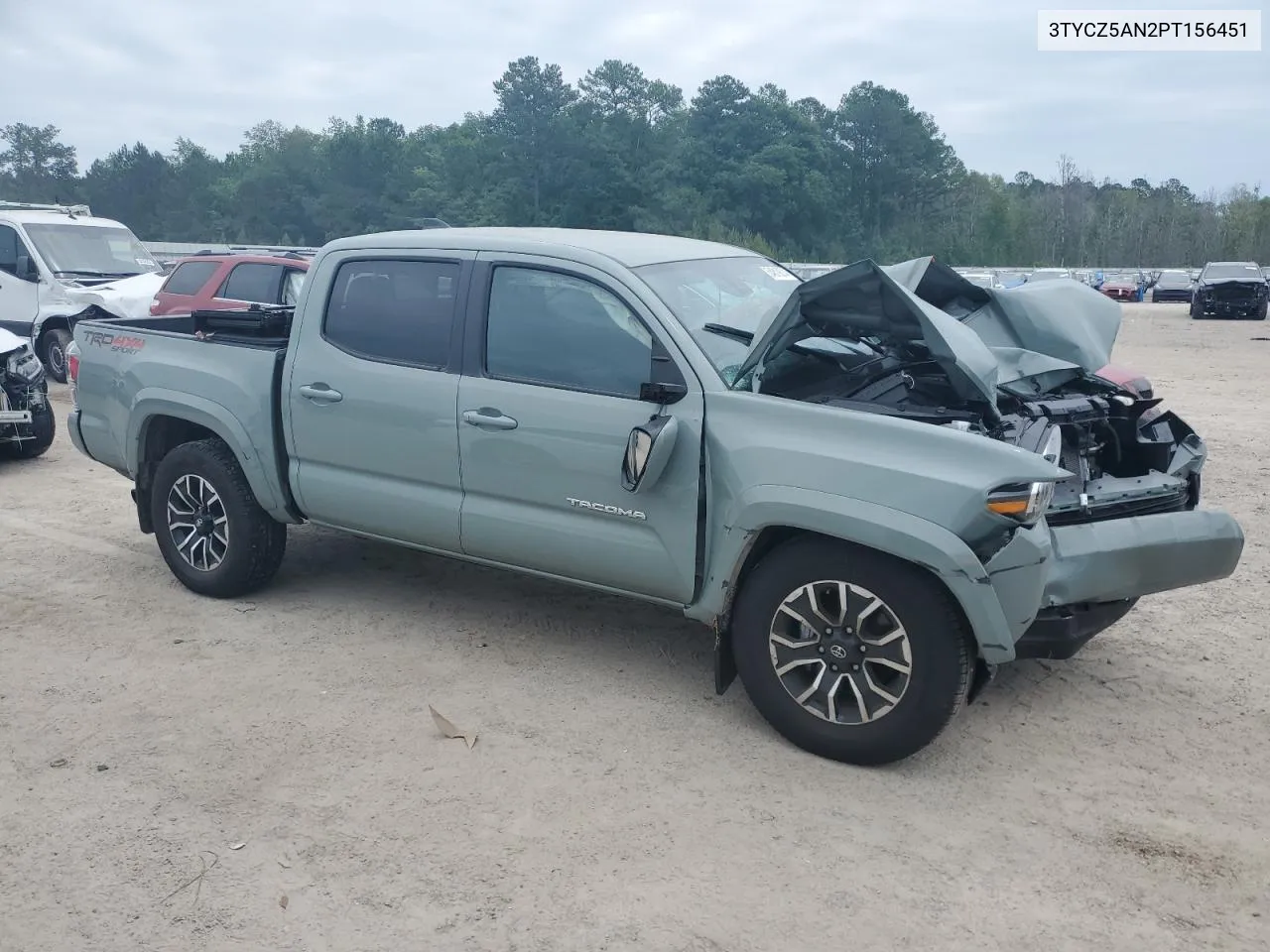 2023 Toyota Tacoma Double Cab VIN: 3TYCZ5AN2PT156451 Lot: 54819874