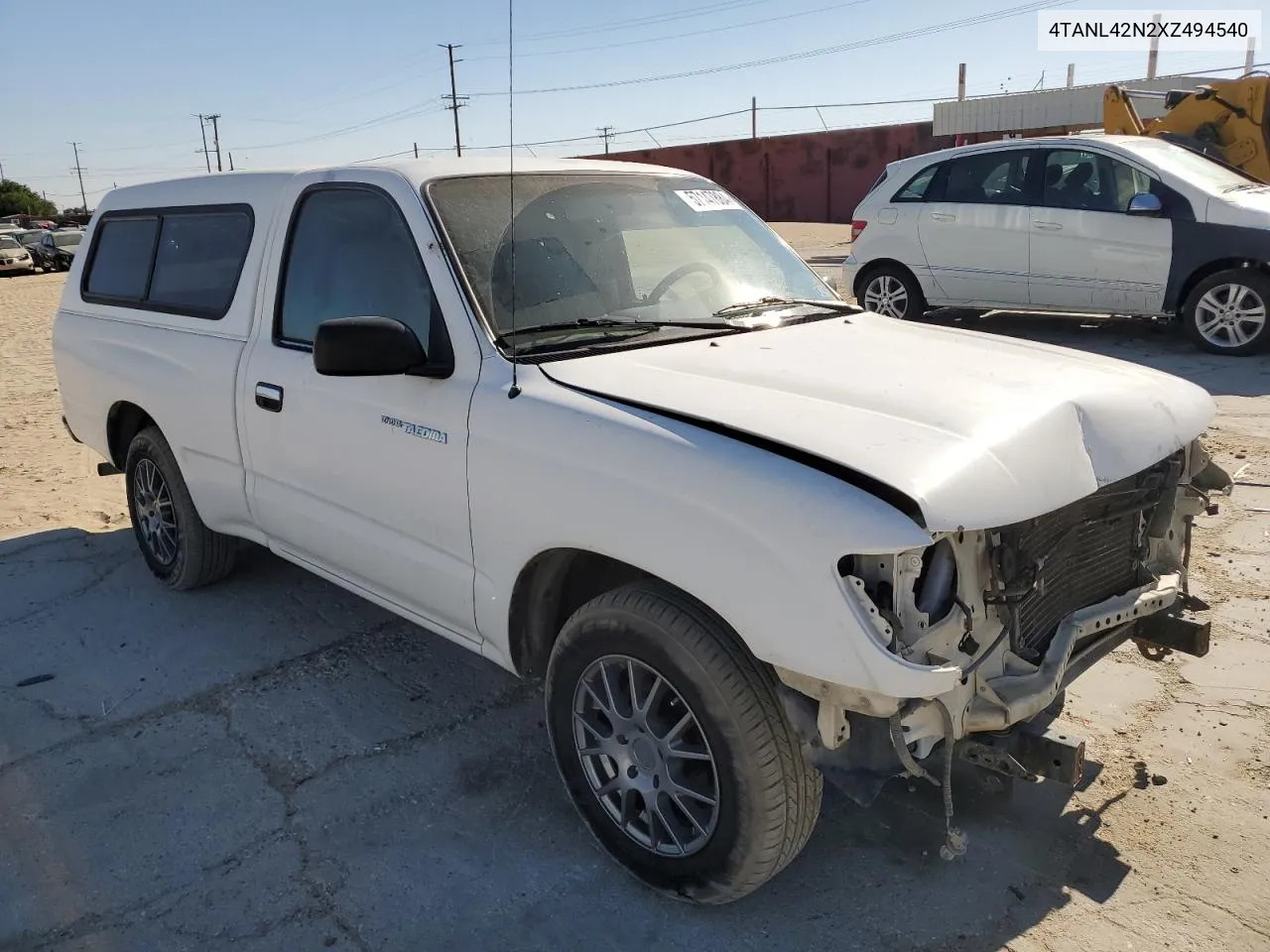 1999 Toyota Tacoma VIN: 4TANL42N2XZ494540 Lot: 57147884