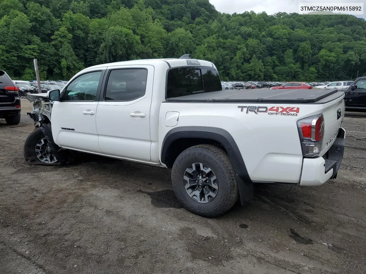 2023 Toyota Tacoma Double Cab VIN: 3TMCZ5AN0PM615892 Lot: 58091314