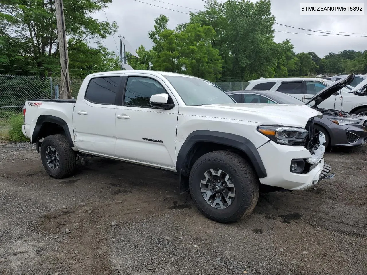 2023 Toyota Tacoma Double Cab VIN: 3TMCZ5AN0PM615892 Lot: 58091314