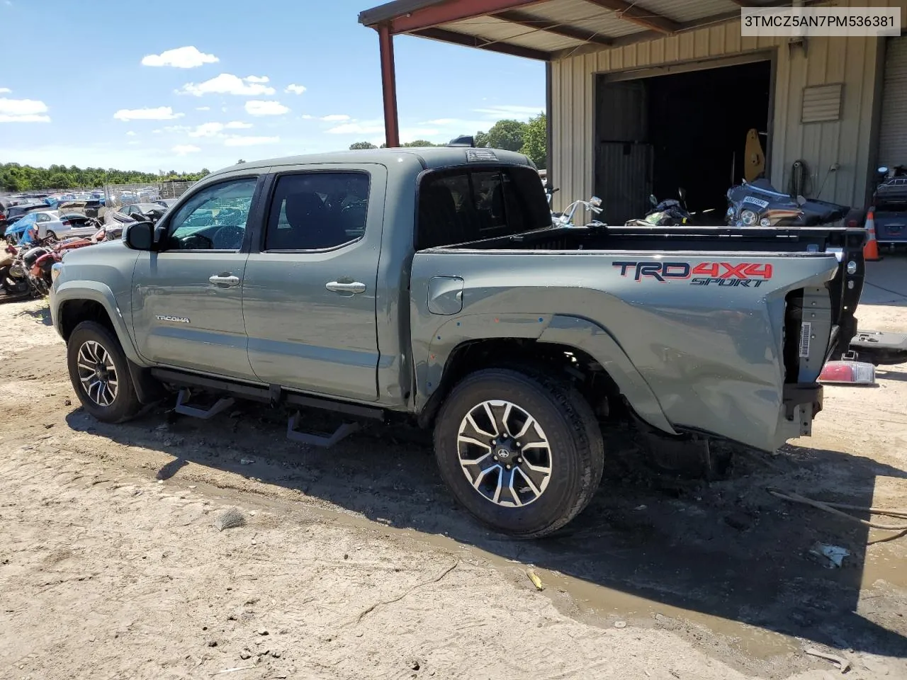 2023 Toyota Tacoma Double Cab VIN: 3TMCZ5AN7PM536381 Lot: 59878494