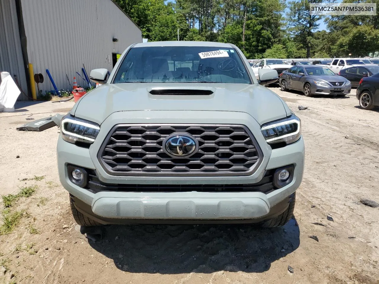 2023 Toyota Tacoma Double Cab VIN: 3TMCZ5AN7PM536381 Lot: 59878494