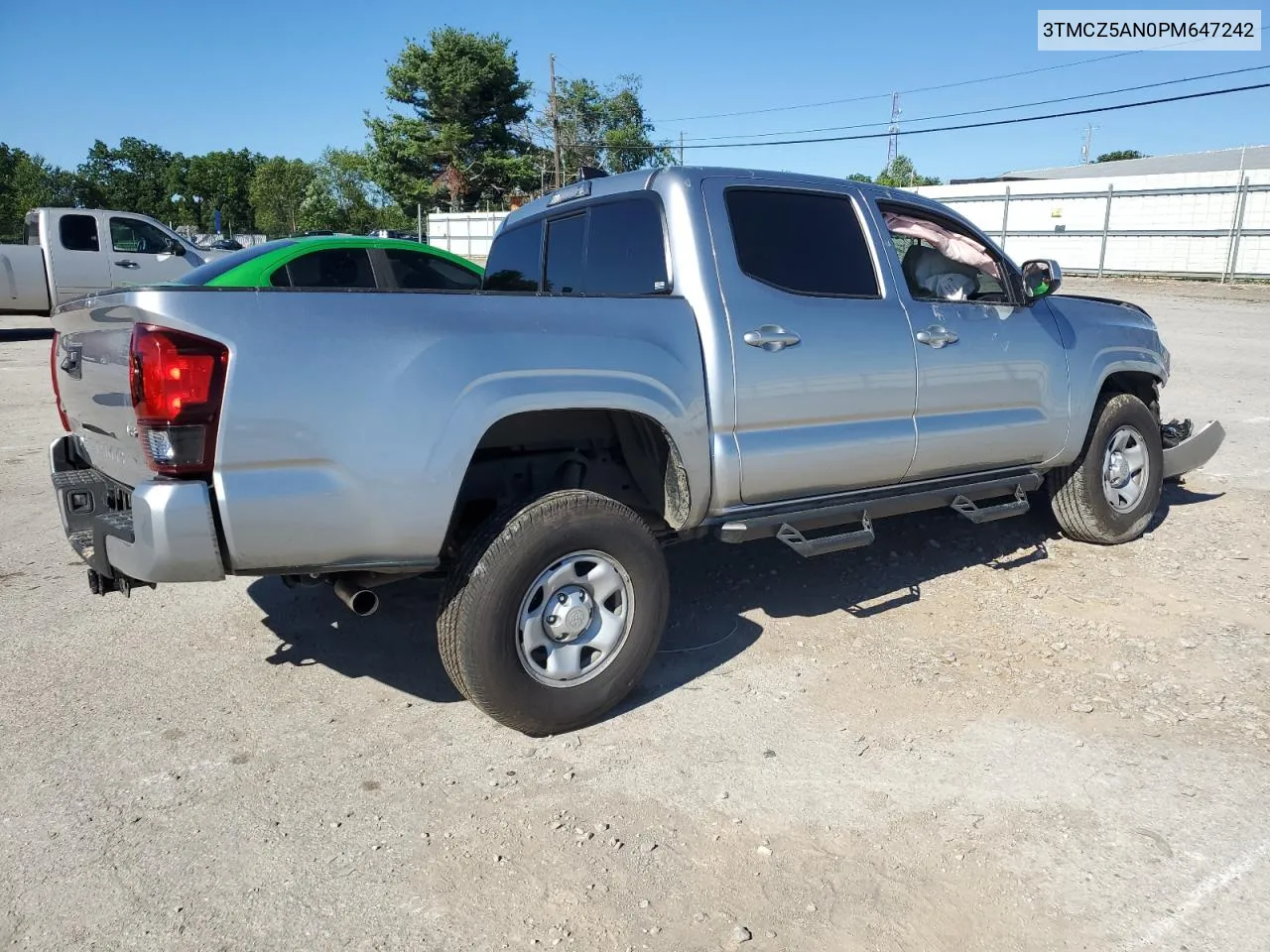 2023 Toyota Tacoma Double Cab VIN: 3TMCZ5AN0PM647242 Lot: 60645784