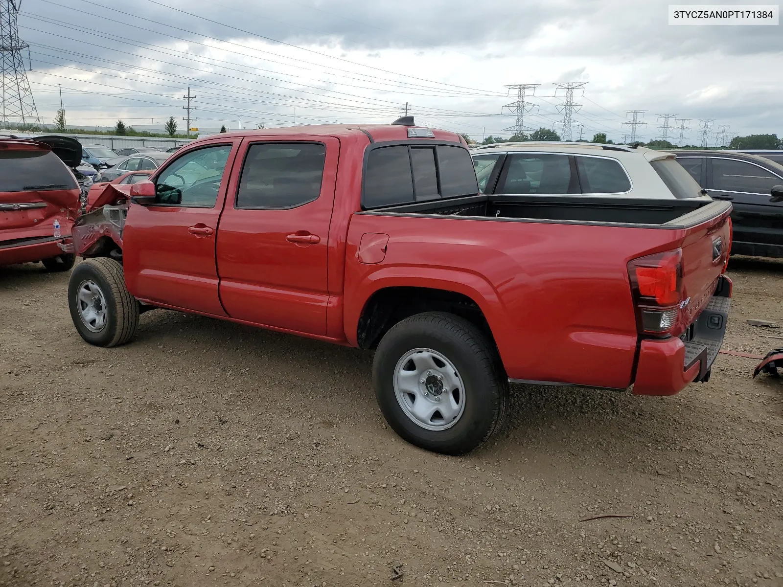 2023 Toyota Tacoma Double Cab VIN: 3TYCZ5AN0PT171384 Lot: 64453164