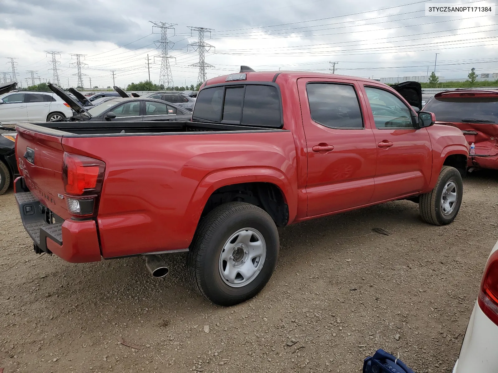 2023 Toyota Tacoma Double Cab VIN: 3TYCZ5AN0PT171384 Lot: 64453164