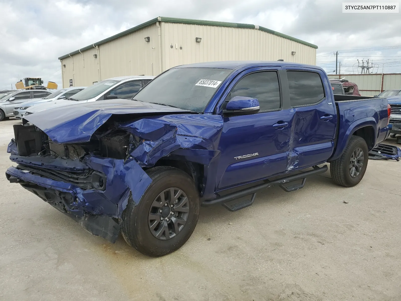 2023 Toyota Tacoma Double Cab VIN: 3TYCZ5AN7PT110887 Lot: 65037014