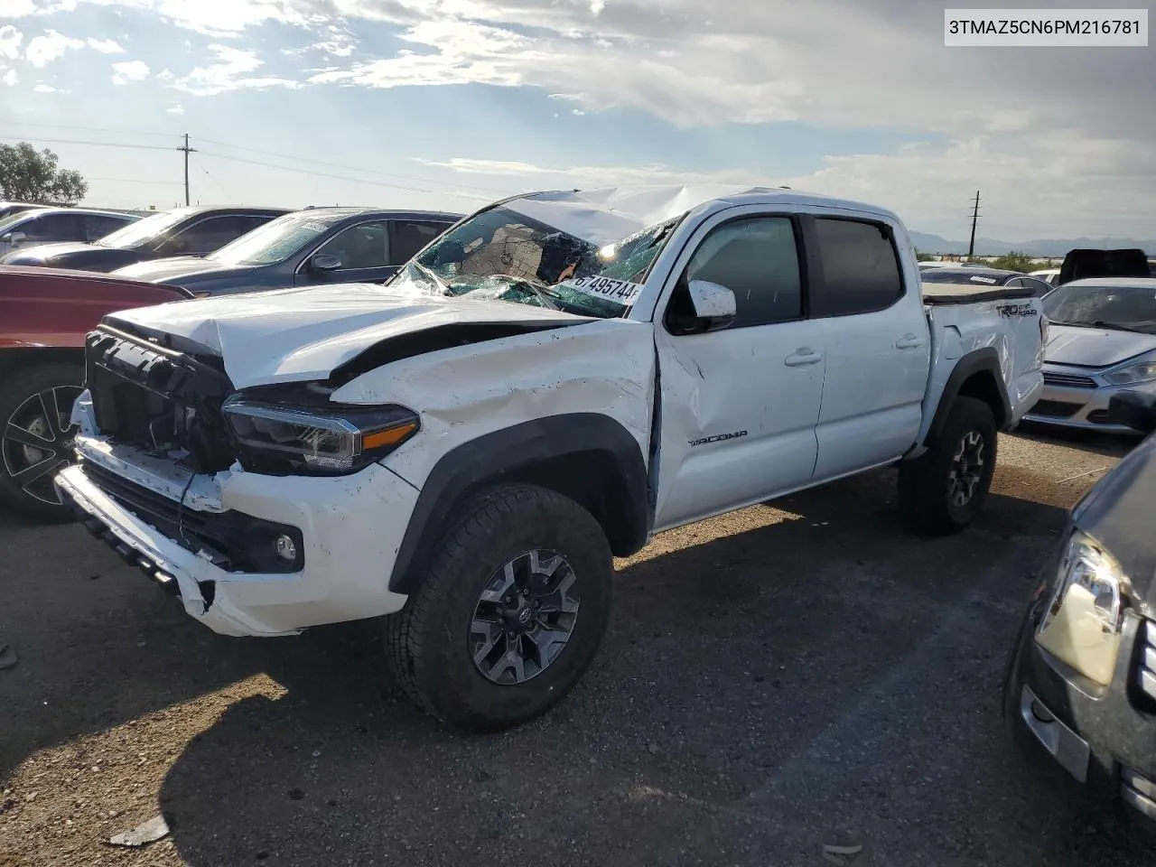 2023 Toyota Tacoma Double Cab VIN: 3TMAZ5CN6PM216781 Lot: 67495744