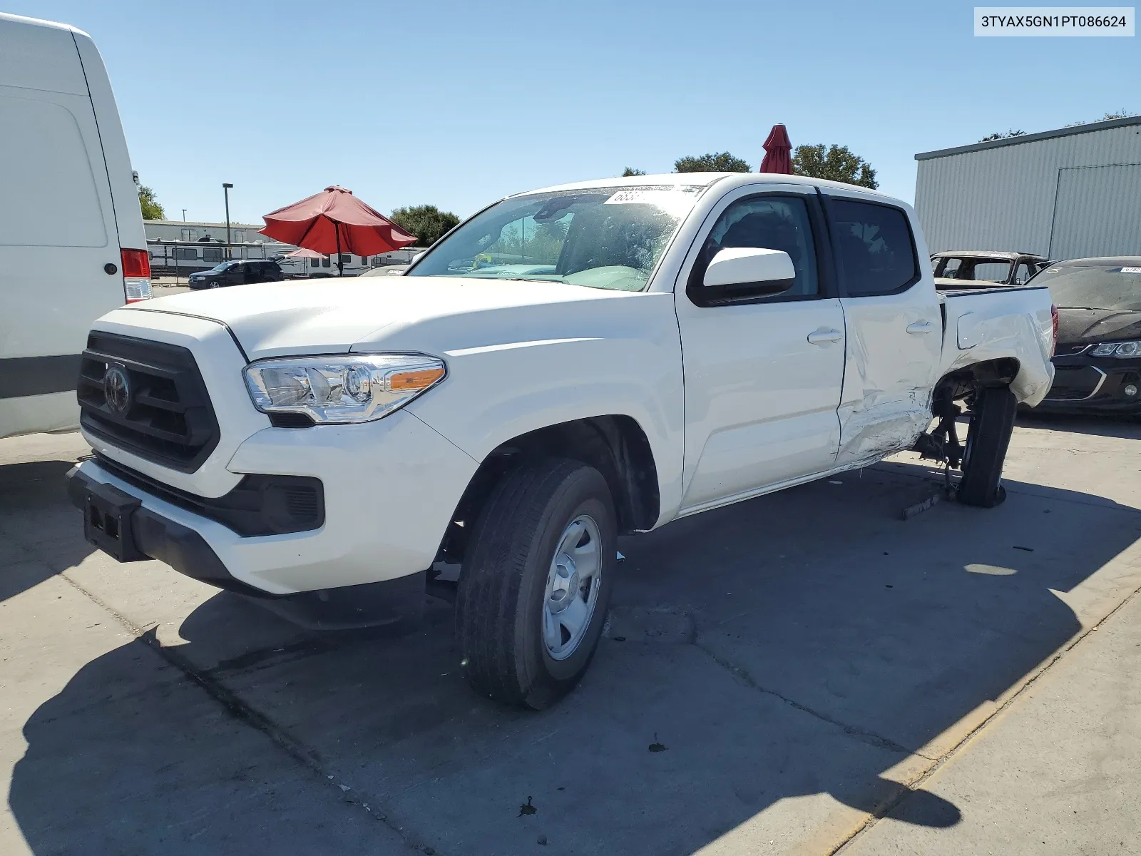 2023 Toyota Tacoma Double Cab VIN: 3TYAX5GN1PT086624 Lot: 68331894