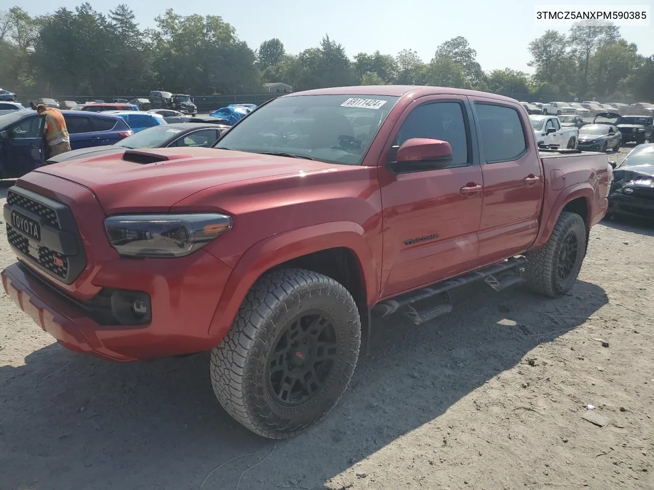 2023 Toyota Tacoma Double Cab VIN: 3TMCZ5ANXPM590385 Lot: 69171424