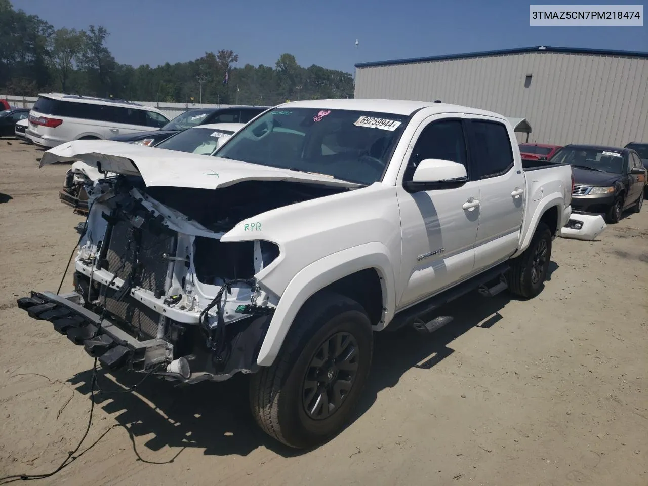 2023 Toyota Tacoma Double Cab VIN: 3TMAZ5CN7PM218474 Lot: 69259944