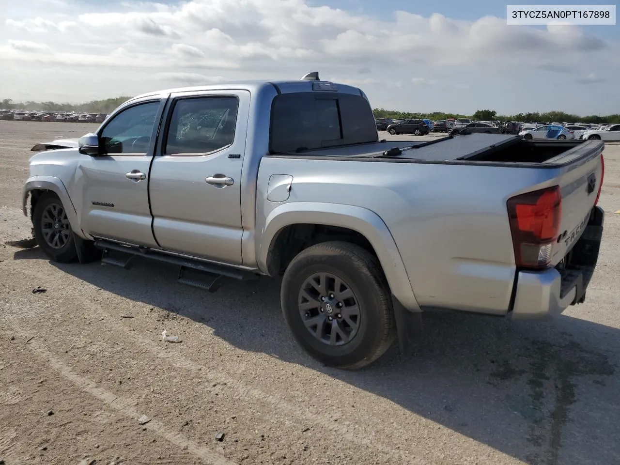 2023 Toyota Tacoma Double Cab VIN: 3TYCZ5AN0PT167898 Lot: 69292734