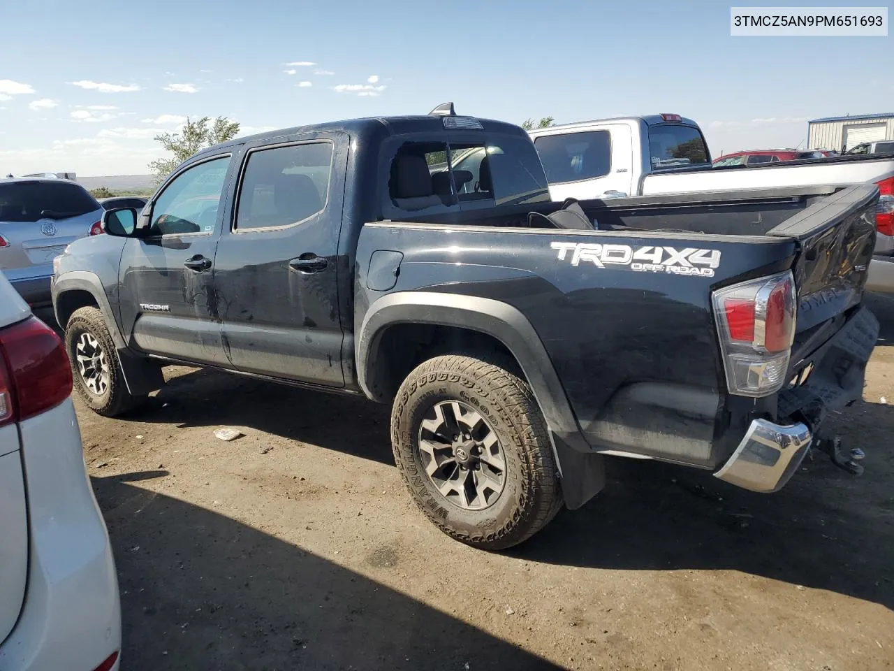 2023 Toyota Tacoma Double Cab VIN: 3TMCZ5AN9PM651693 Lot: 69836124