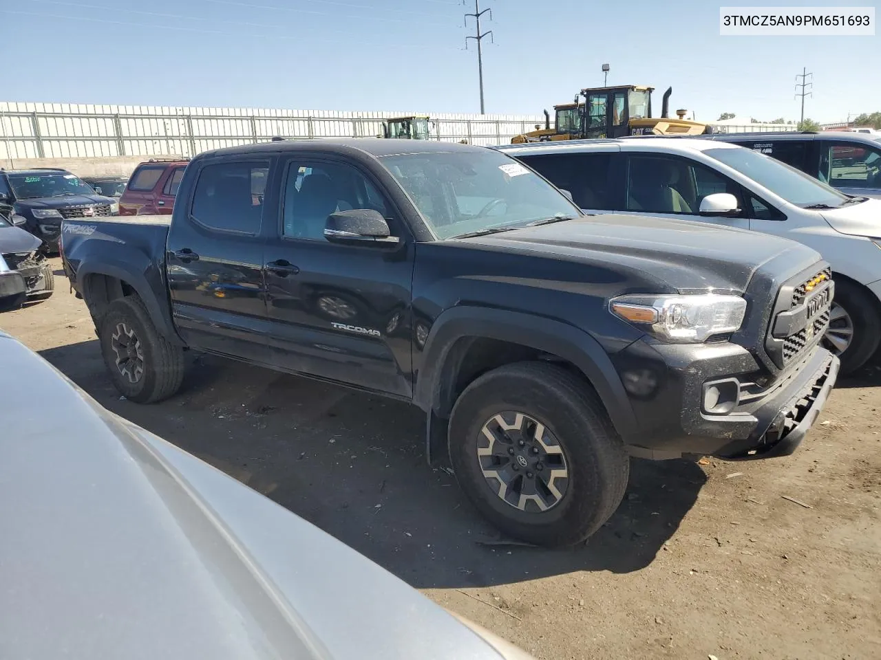 2023 Toyota Tacoma Double Cab VIN: 3TMCZ5AN9PM651693 Lot: 69836124