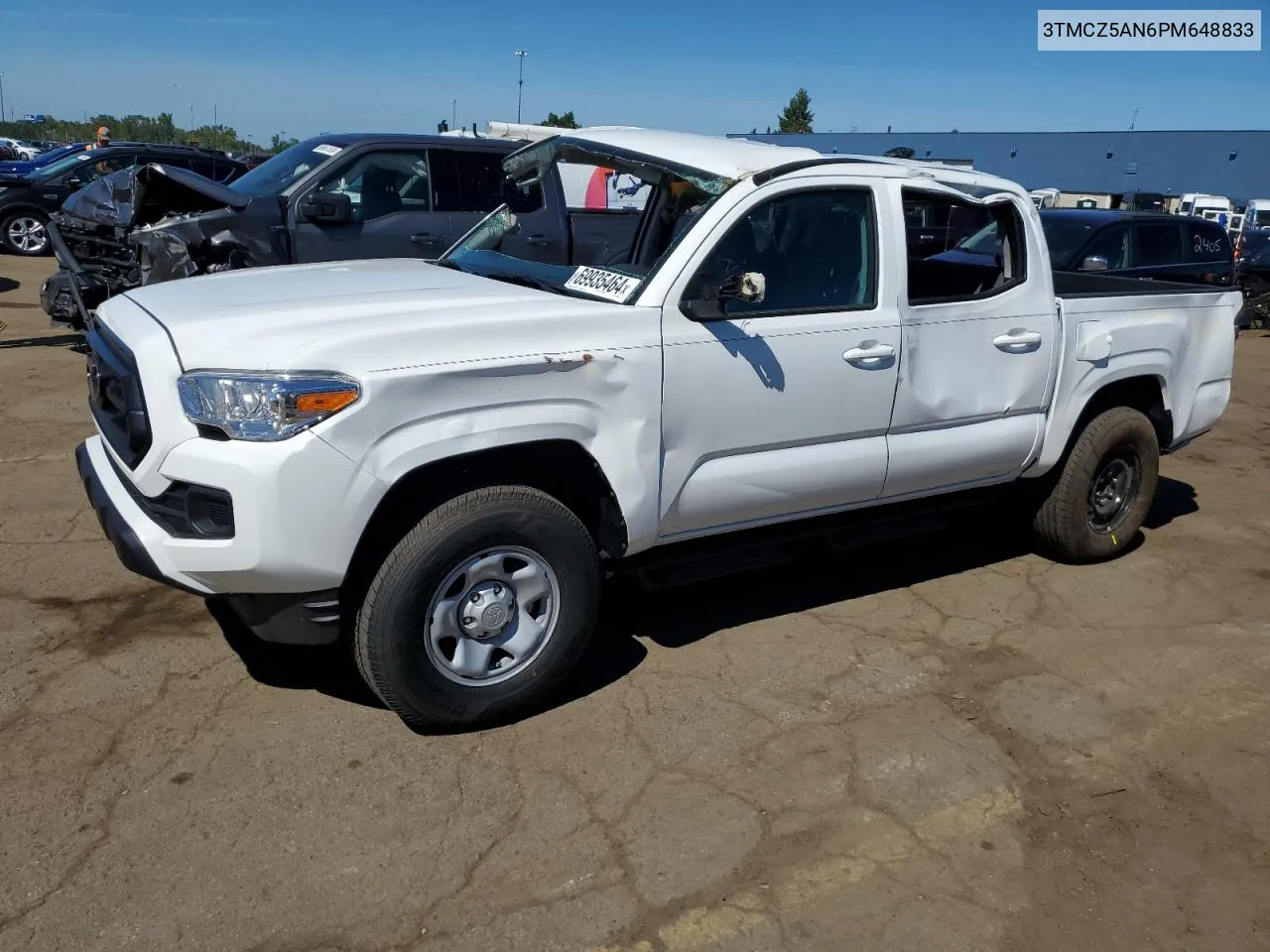 2023 Toyota Tacoma Double Cab VIN: 3TMCZ5AN6PM648833 Lot: 69935464