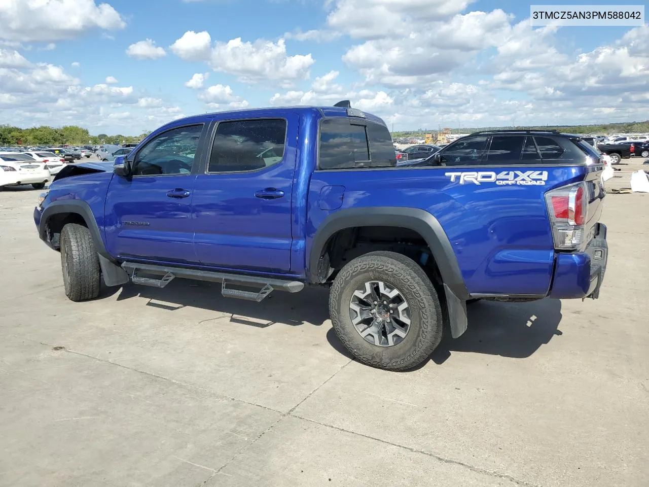 2023 Toyota Tacoma Double Cab VIN: 3TMCZ5AN3PM588042 Lot: 71083584