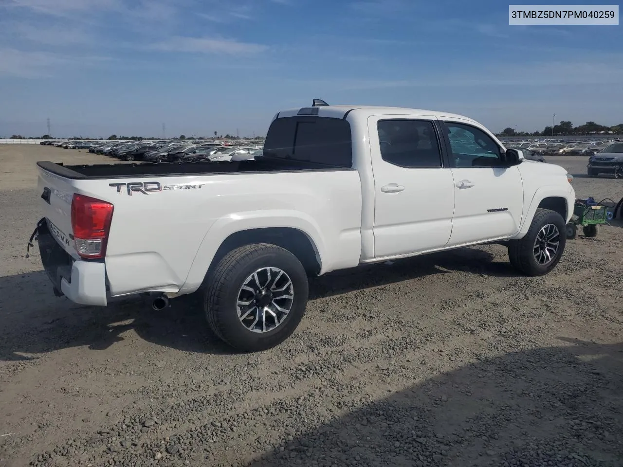 2023 Toyota Tacoma Double Cab VIN: 3TMBZ5DN7PM040259 Lot: 71313114