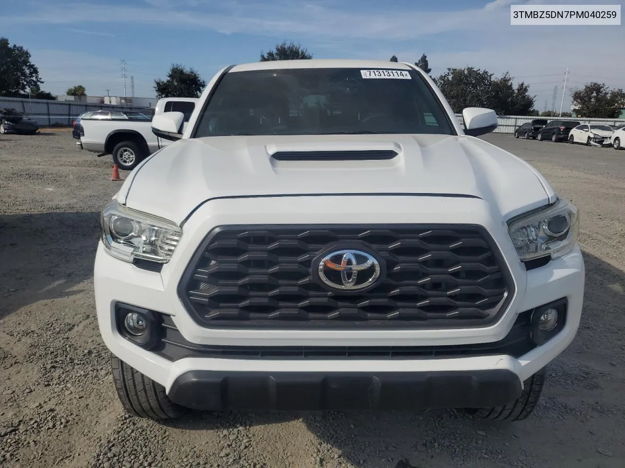 2023 Toyota Tacoma Double Cab VIN: 3TMBZ5DN7PM040259 Lot: 71313114