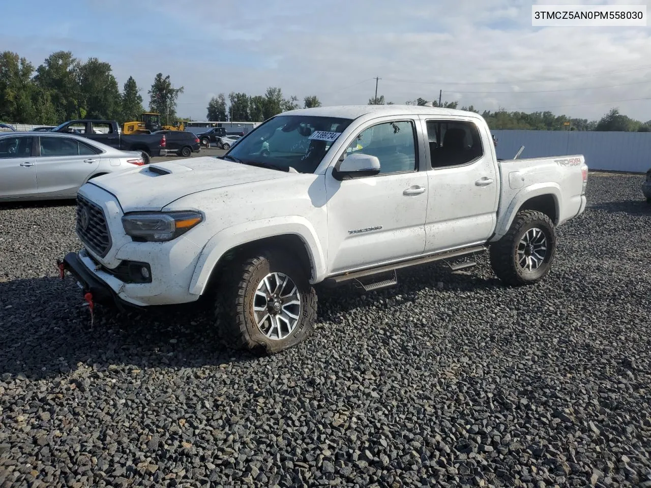 2023 Toyota Tacoma Double Cab VIN: 3TMCZ5AN0PM558030 Lot: 71399734