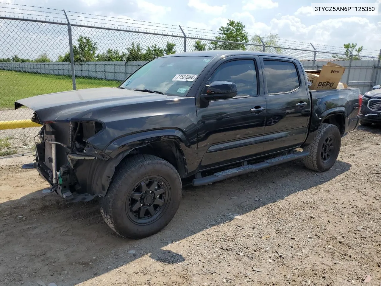 2023 Toyota Tacoma Double Cab VIN: 3TYCZ5AN6PT125350 Lot: 71524064