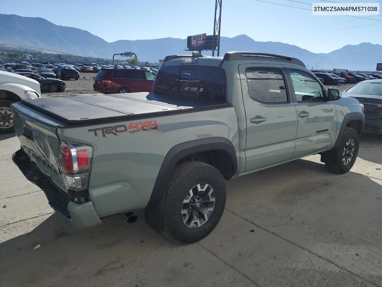 2023 Toyota Tacoma Double Cab VIN: 3TMCZ5AN4PM571038 Lot: 71784684