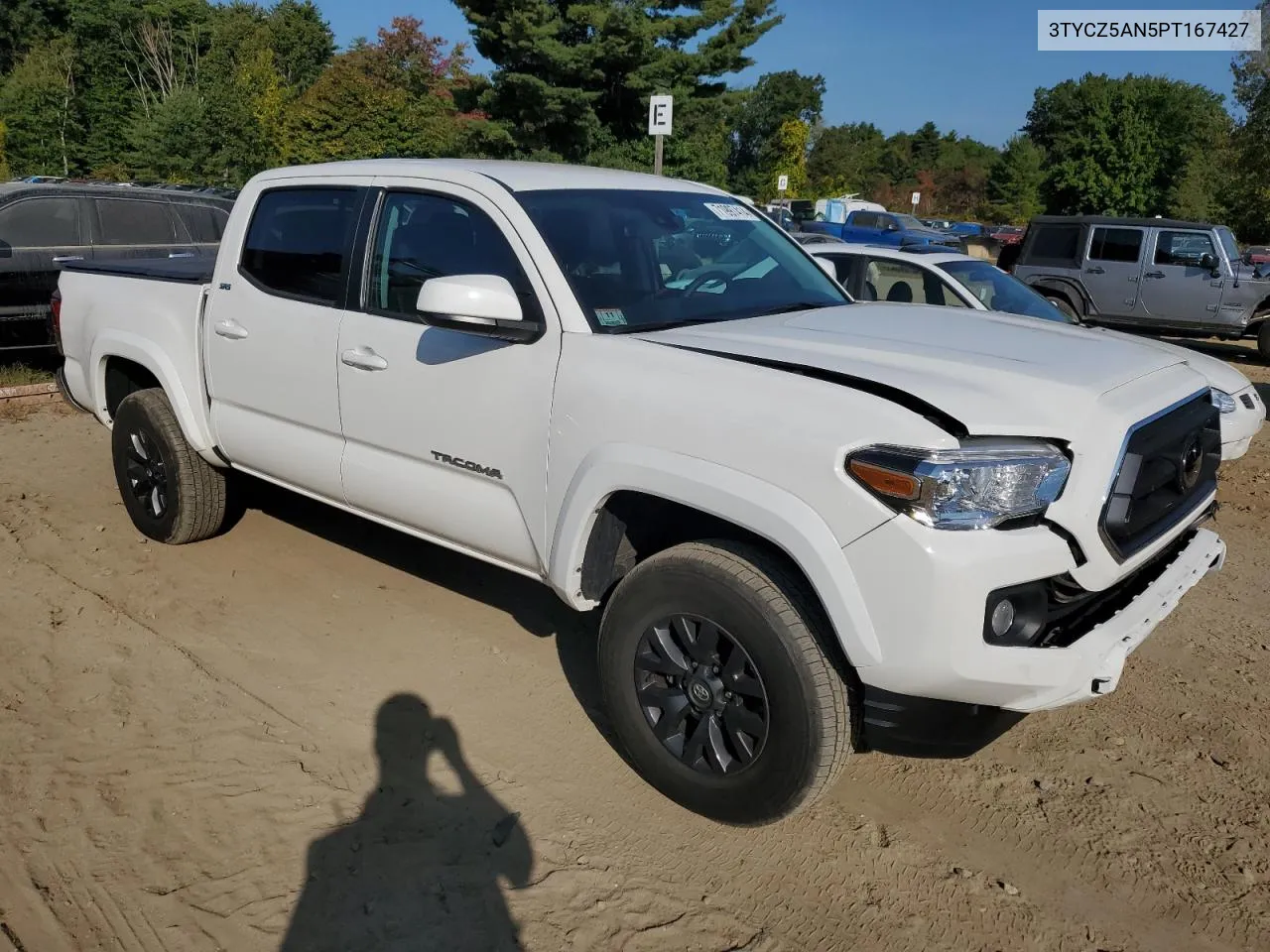 2023 Toyota Tacoma Double Cab VIN: 3TYCZ5AN5PT167427 Lot: 71997414