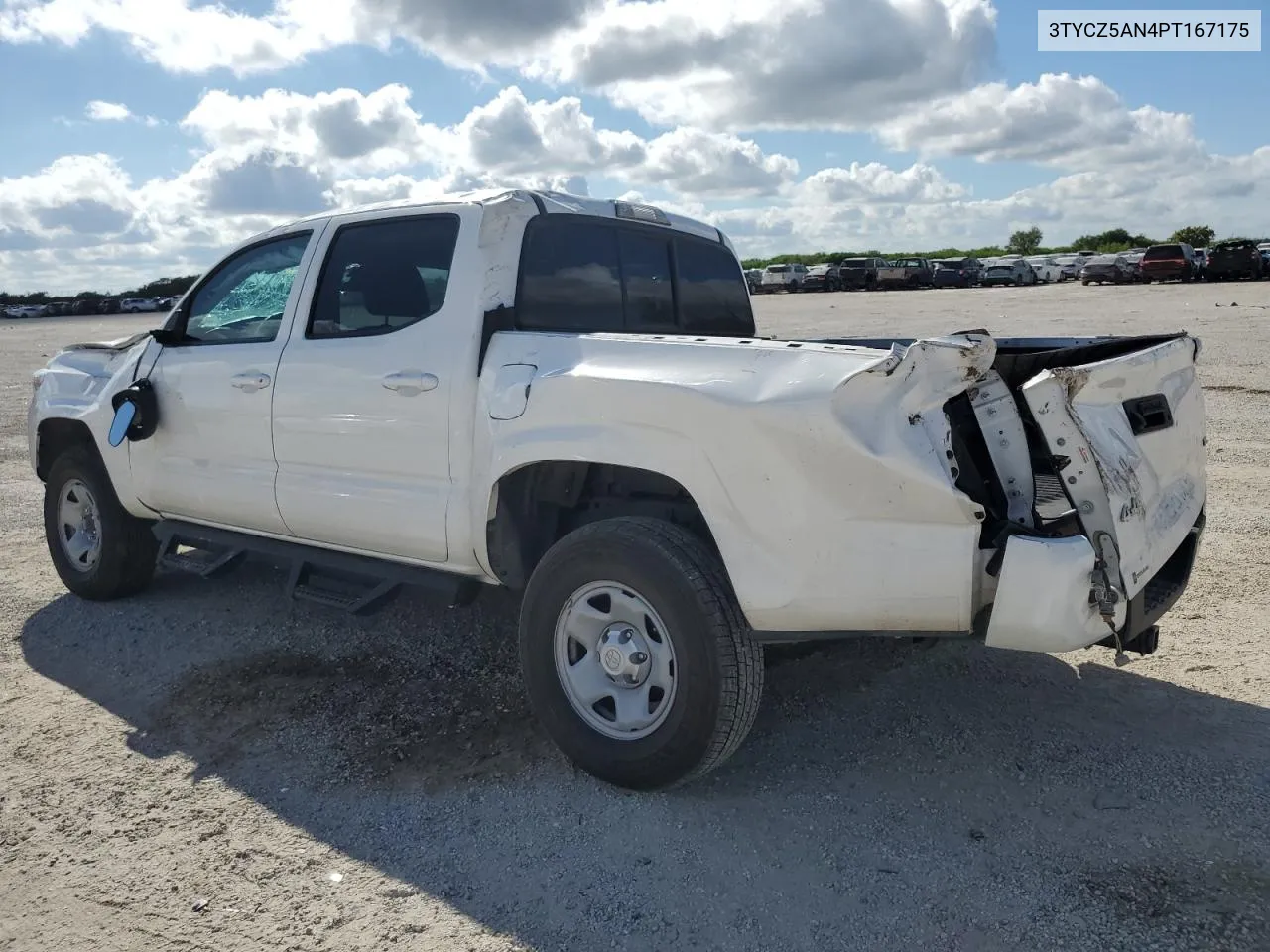 2023 Toyota Tacoma Double Cab VIN: 3TYCZ5AN4PT167175 Lot: 72159984